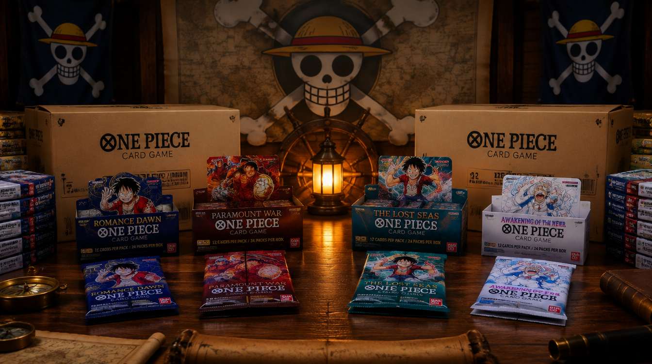 One Piece Card Game booster box.