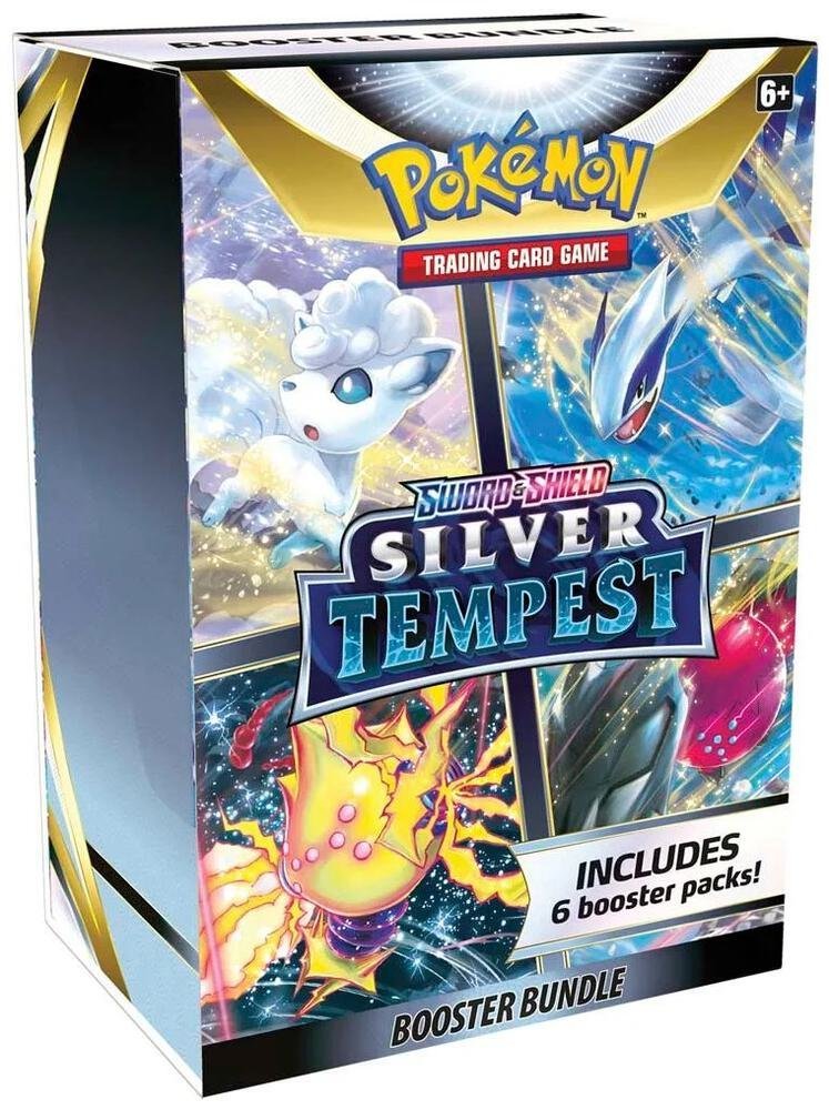 283396_in_1000x1000.jpg Pokémon TCG: Silver Tempest Booster Bundle - Image 1